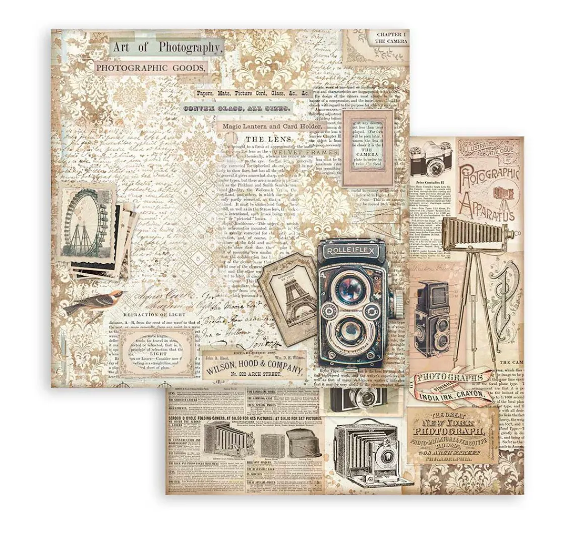 Best Stamperia Scrapbook-Block "Brocante Antiques"