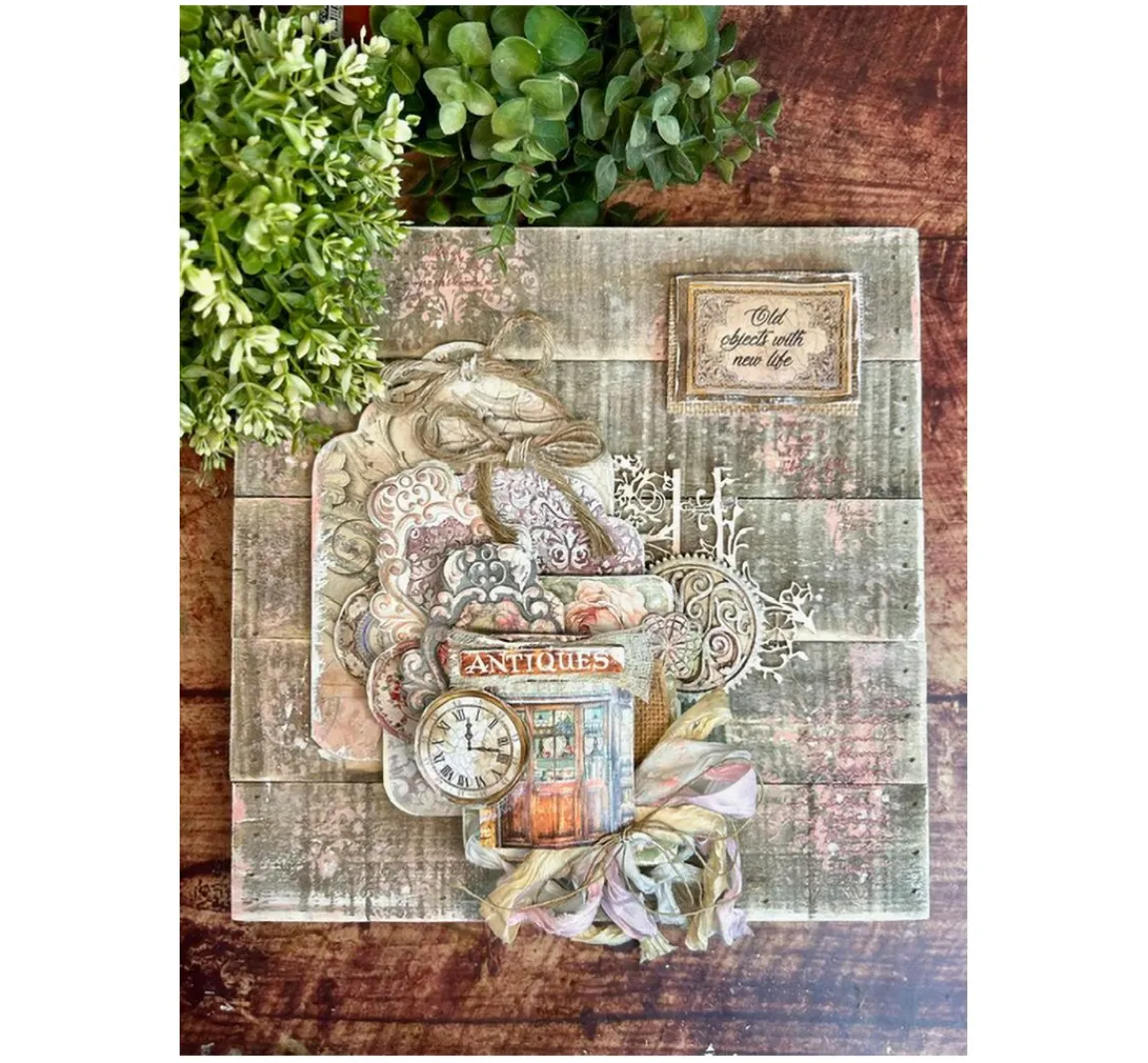 Best Stamperia Scrapbook-Block "Brocante Antiques"