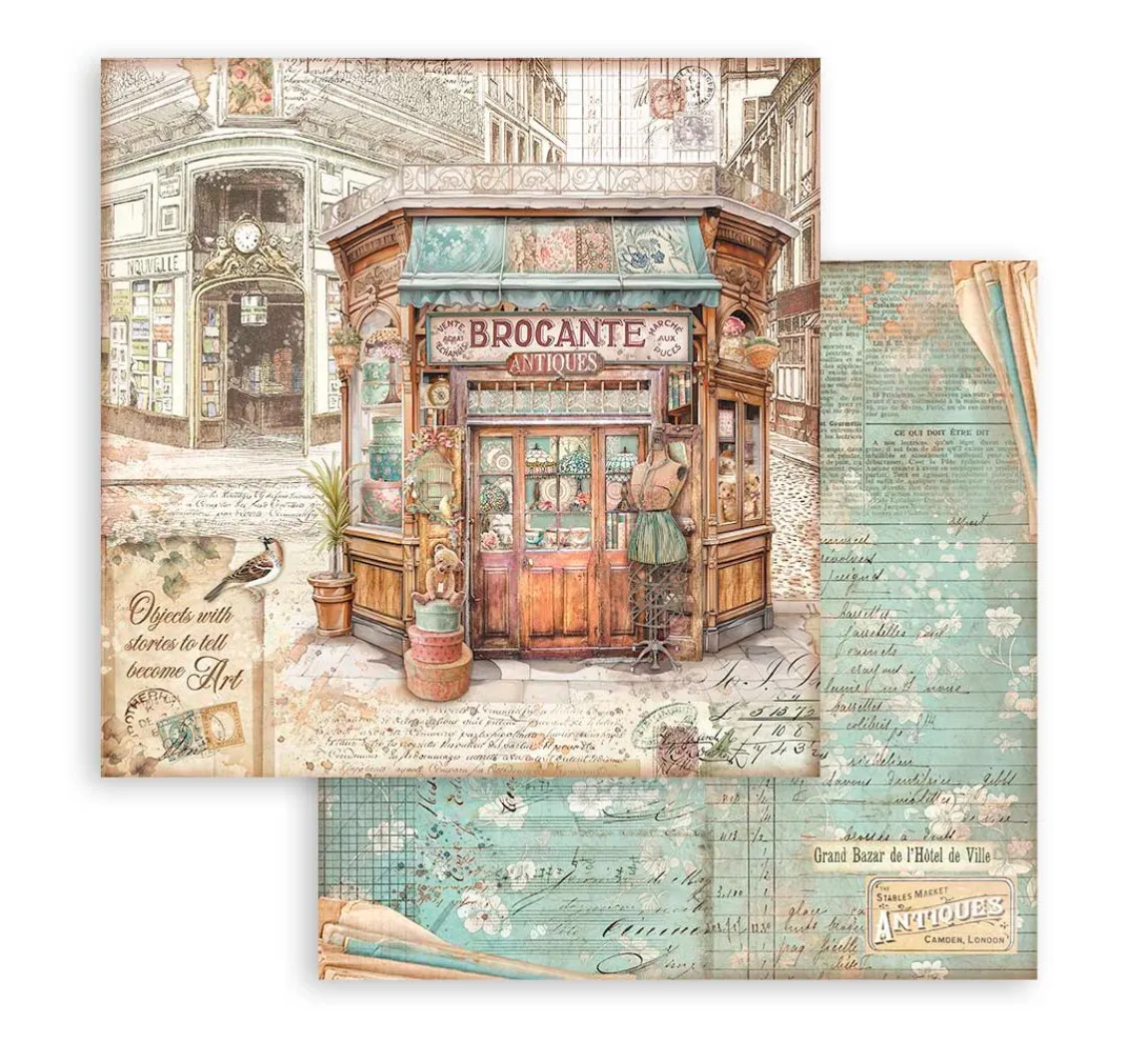 Best Stamperia Scrapbook-Block "Brocante Antiques"