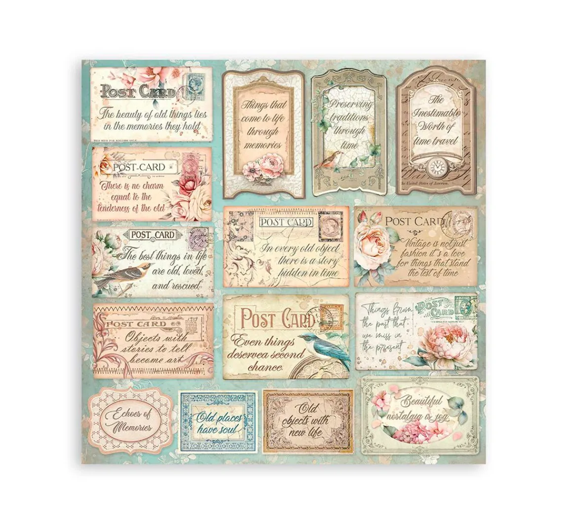 Best Stamperia Scrapbook-Block "Brocante Antiques"