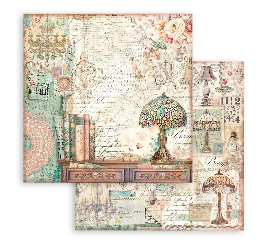 Best Stamperia Scrapbook-Block "Brocante Antiques"
