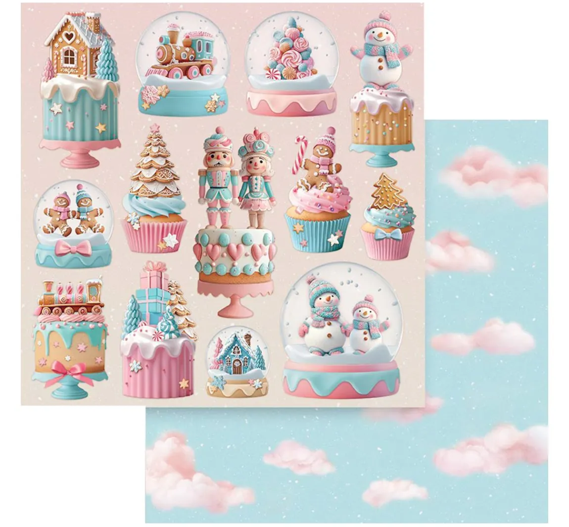 Sale Stamperia Scrapbook-Block "Candy Christmas"