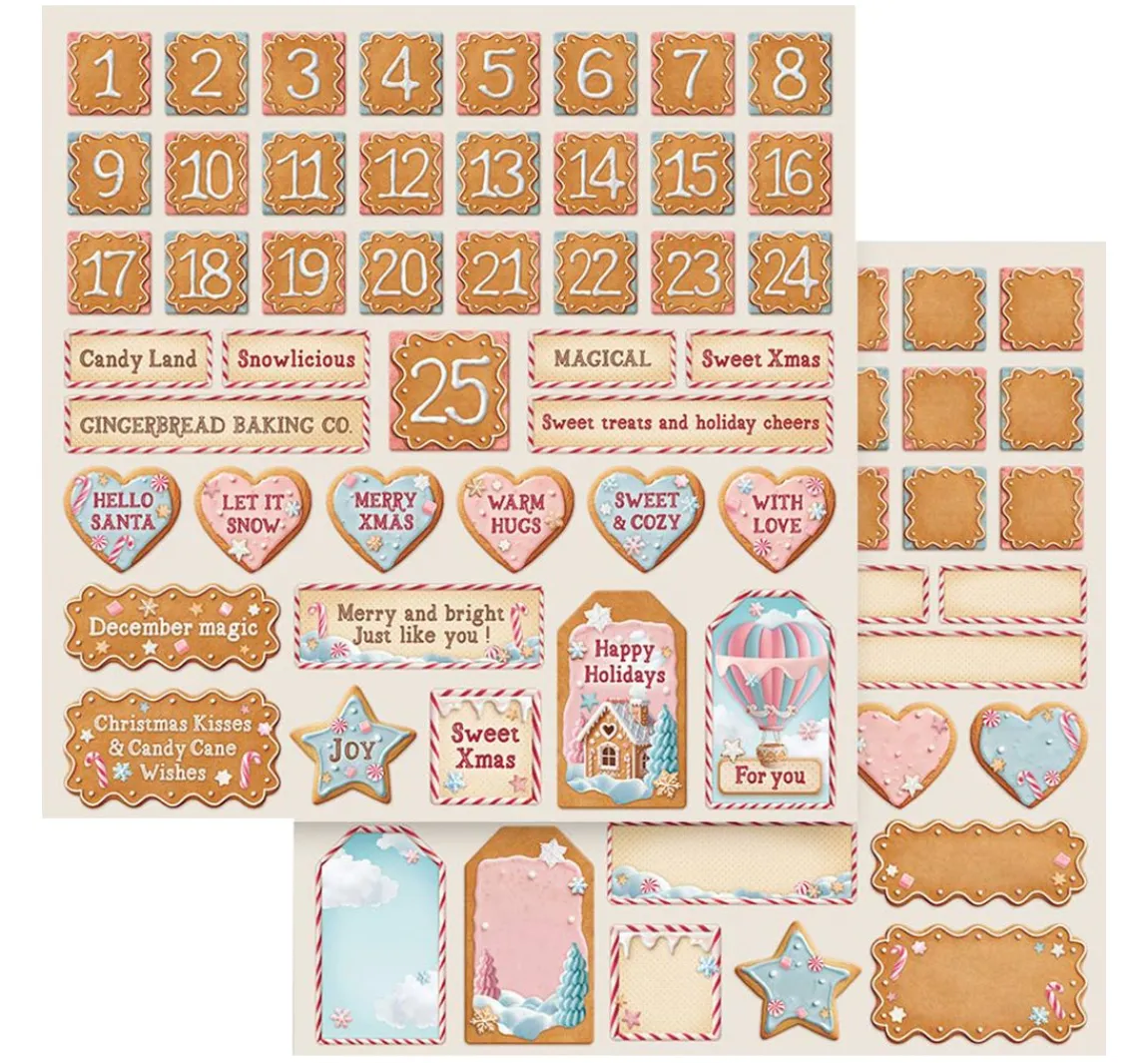 Sale Stamperia Scrapbook-Block "Candy Christmas"