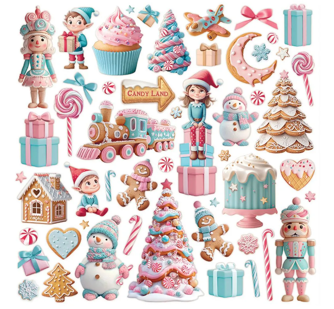 Sale Stamperia Scrapbook-Block "Candy Christmas"