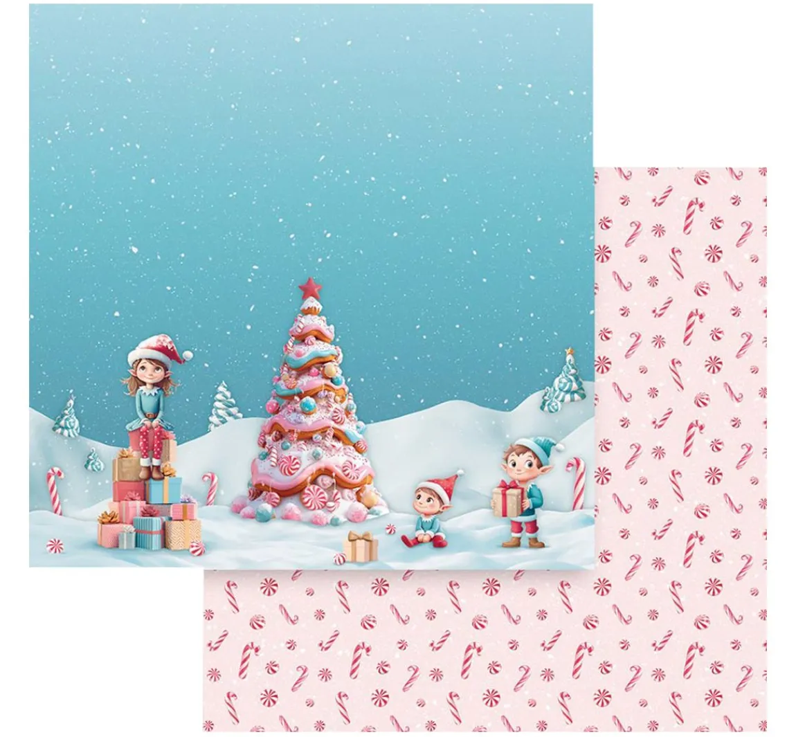 Sale Stamperia Scrapbook-Block "Candy Christmas"