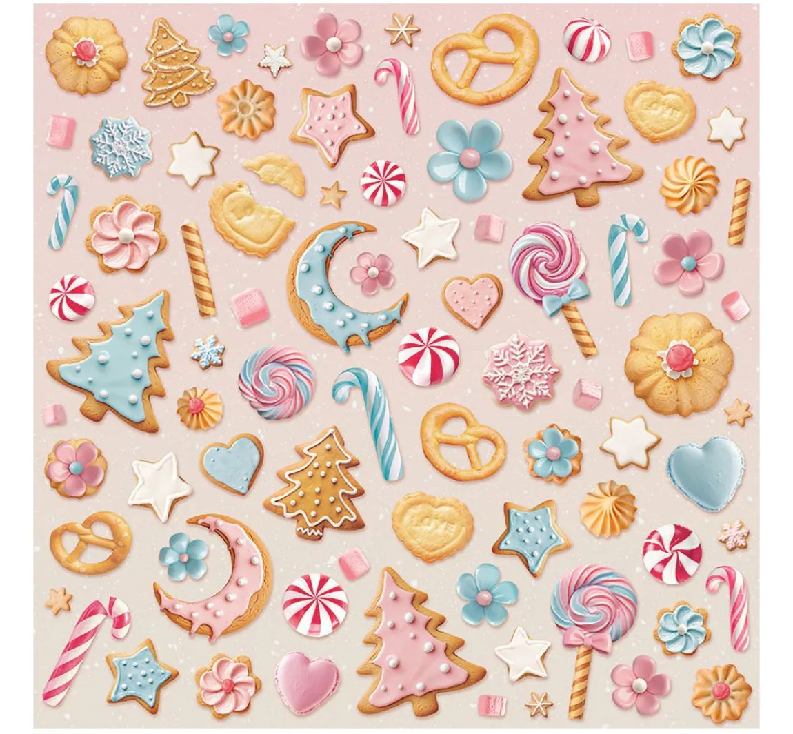 Sale Stamperia Scrapbook-Block "Candy Christmas"