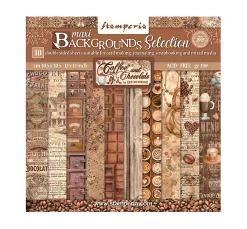 Online Stamperia Scrapbook-Block "Coffee and Chocolate - Backgrounds"