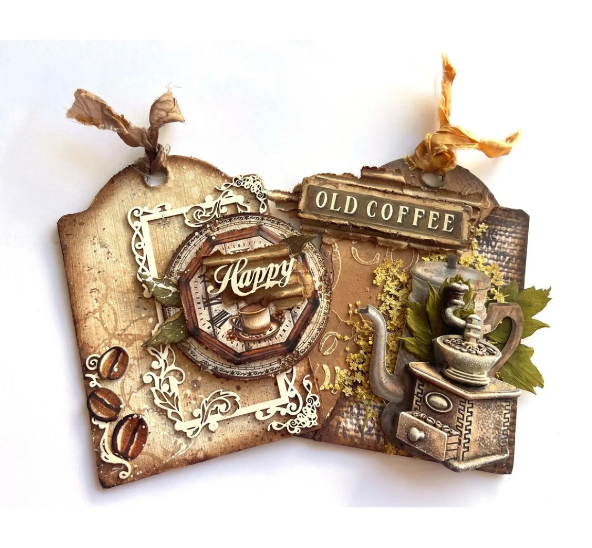 Online Stamperia Scrapbook-Block "Coffee and Chocolate - Backgrounds"