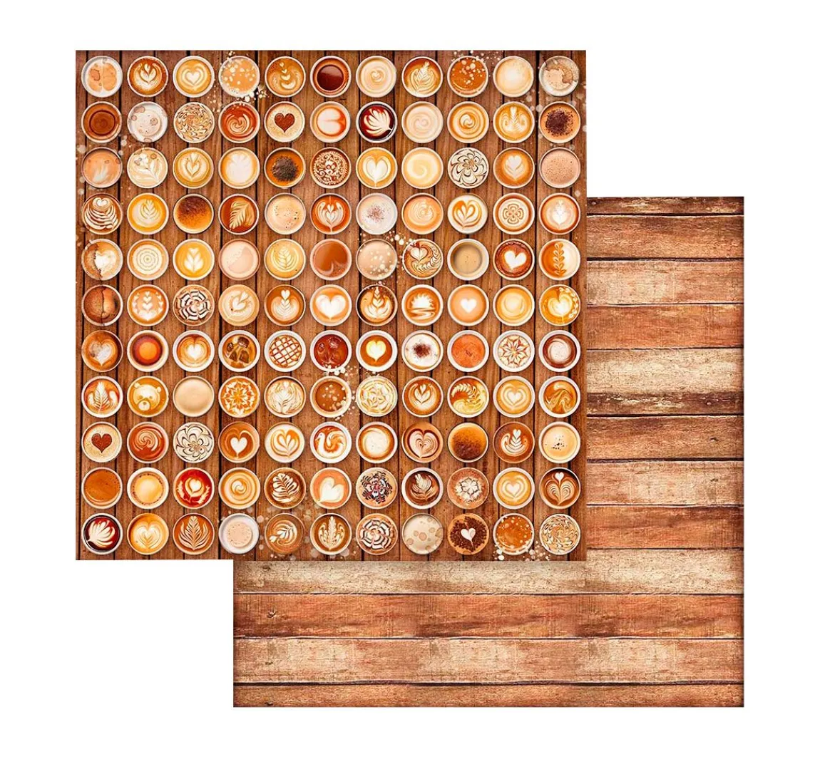 Online Stamperia Scrapbook-Block "Coffee and Chocolate - Backgrounds"