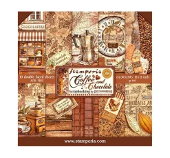 Sale Stamperia Scrapbook-Block "Coffee and Chocolate"