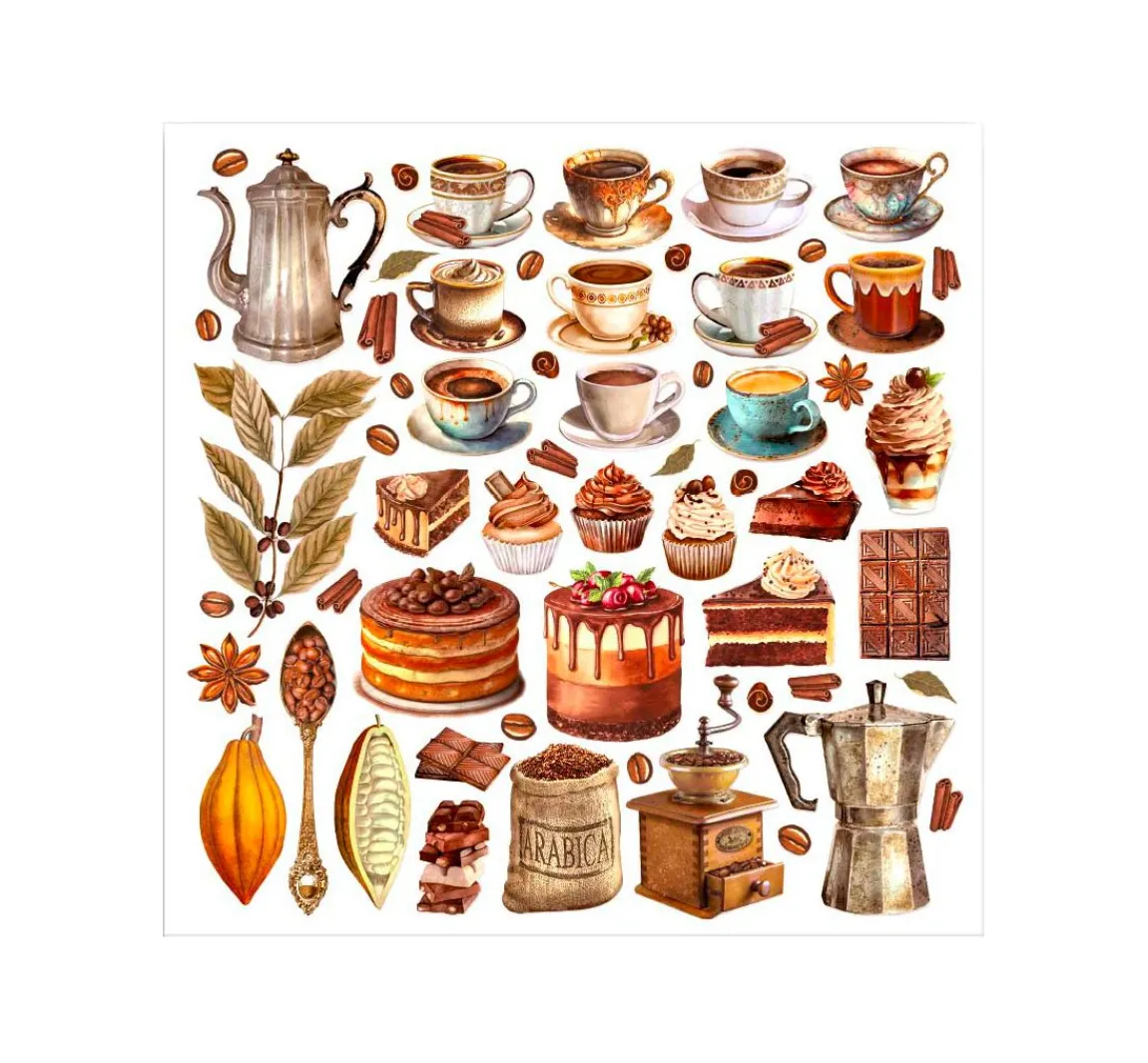 Sale Stamperia Scrapbook-Block "Coffee and Chocolate"