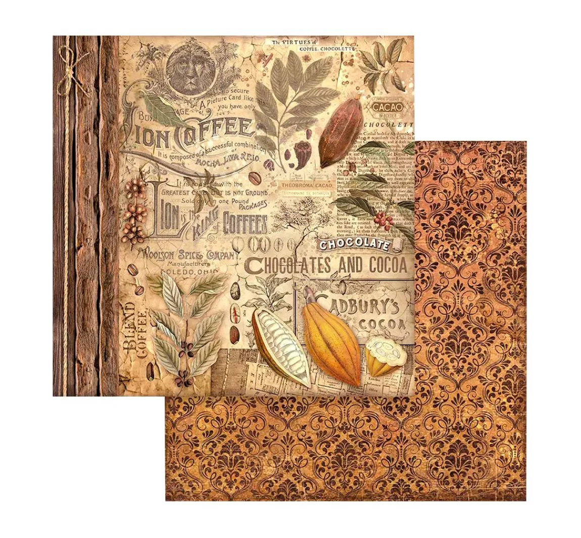 Sale Stamperia Scrapbook-Block "Coffee and Chocolate"