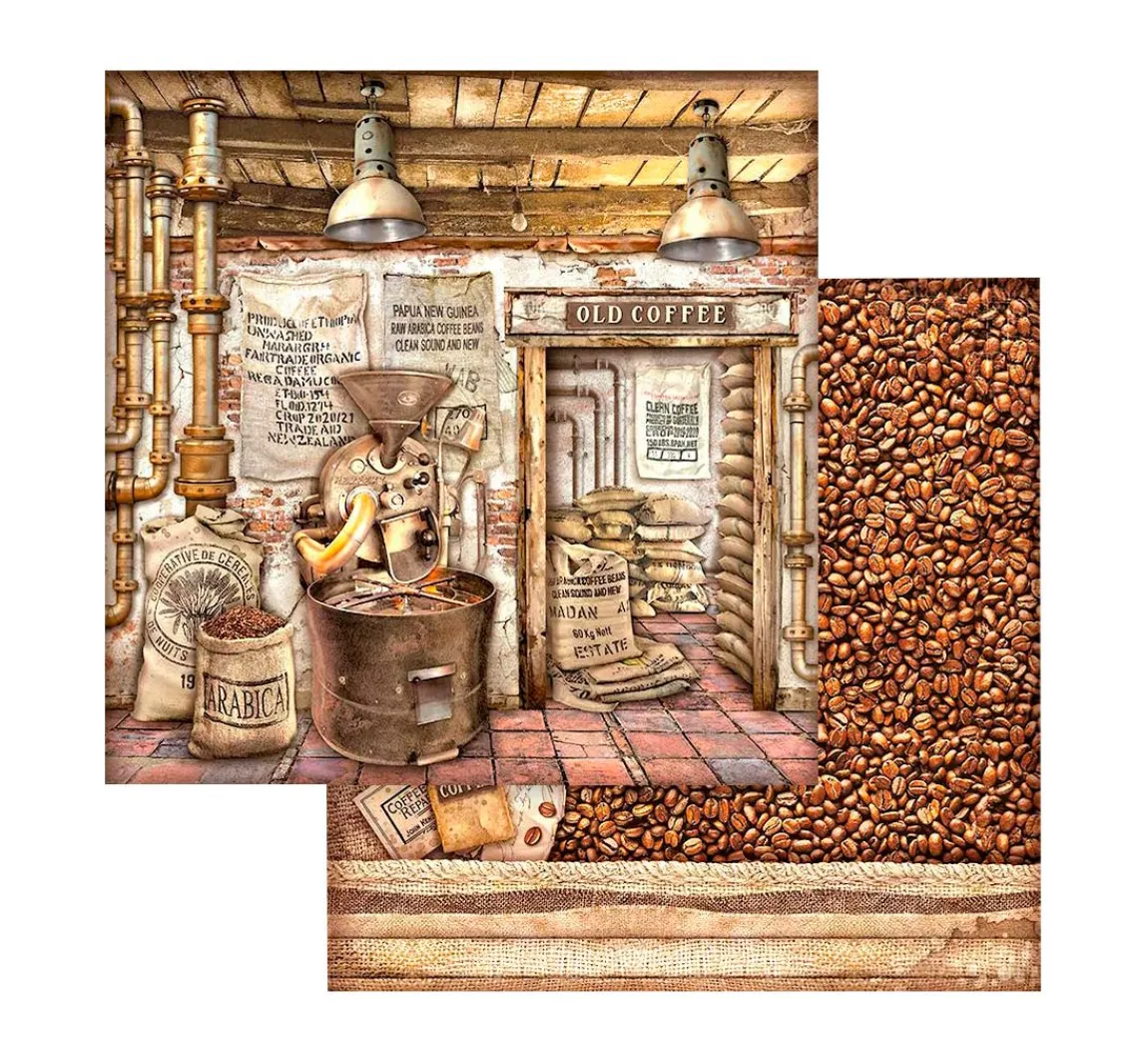 Sale Stamperia Scrapbook-Block "Coffee and Chocolate"