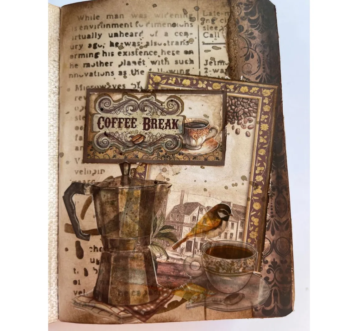 Sale Stamperia Scrapbook-Block "Coffee and Chocolate"
