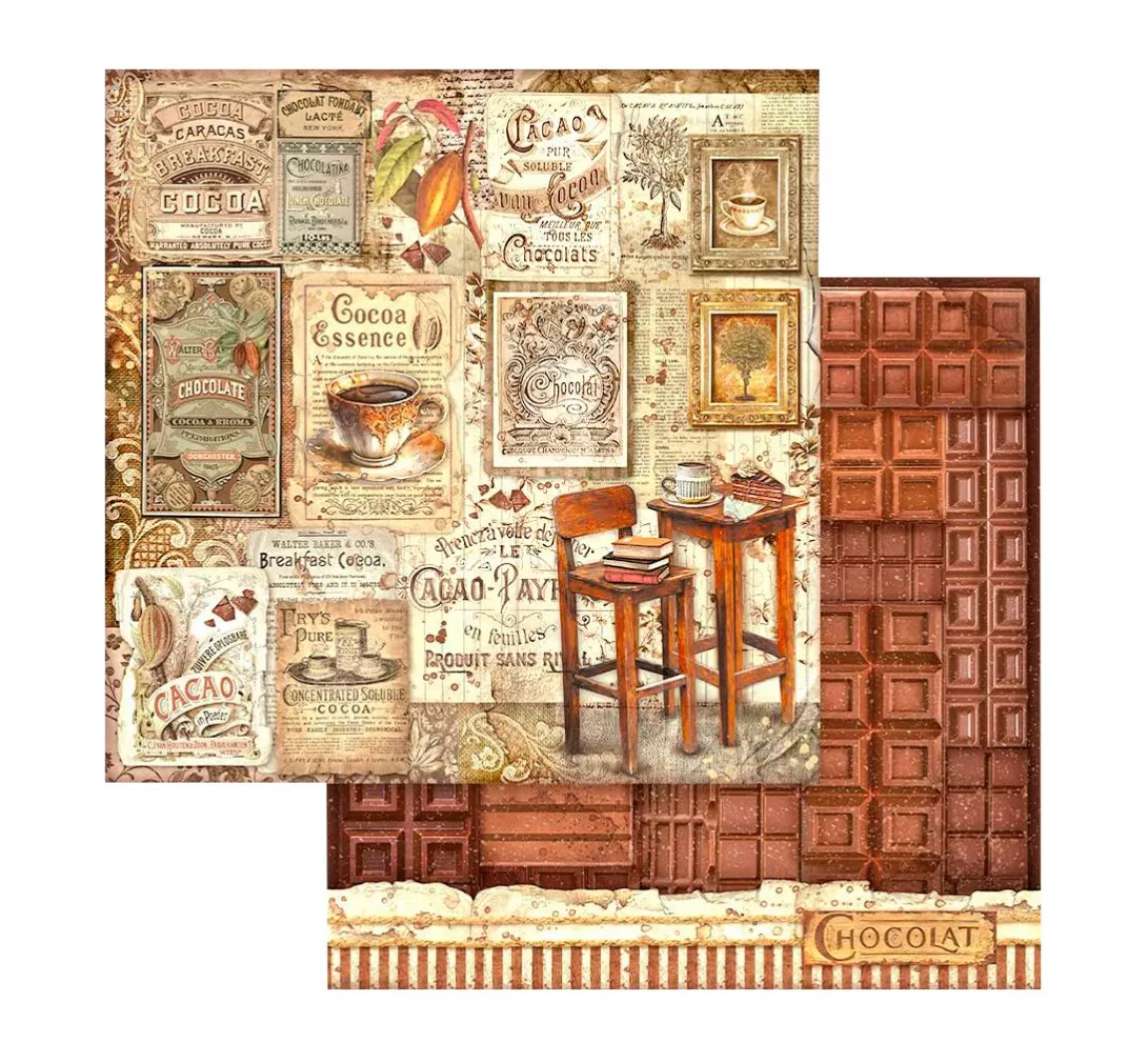 Sale Stamperia Scrapbook-Block "Coffee and Chocolate"