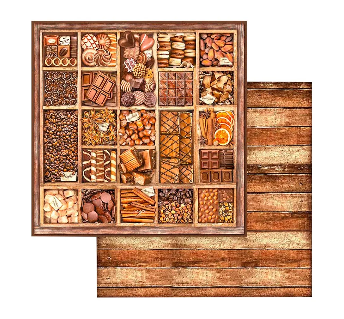 Sale Stamperia Scrapbook-Block "Coffee and Chocolate"