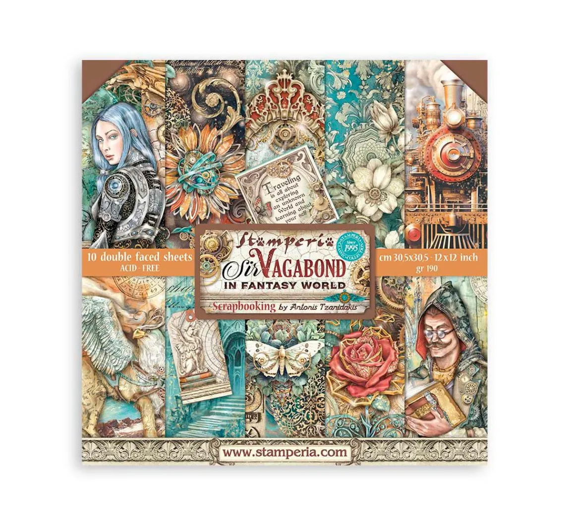 Stamperia Scrapbook-Block "Fantasy World"