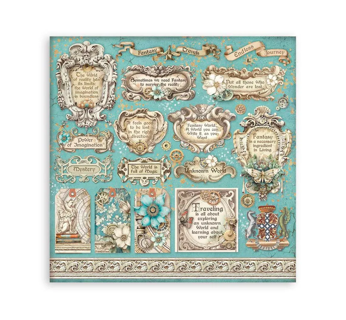 Stamperia Scrapbook-Block "Fantasy World"