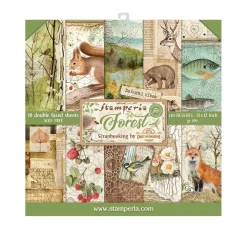 Clearance Stamperia Scrapbook-Block "Forest"