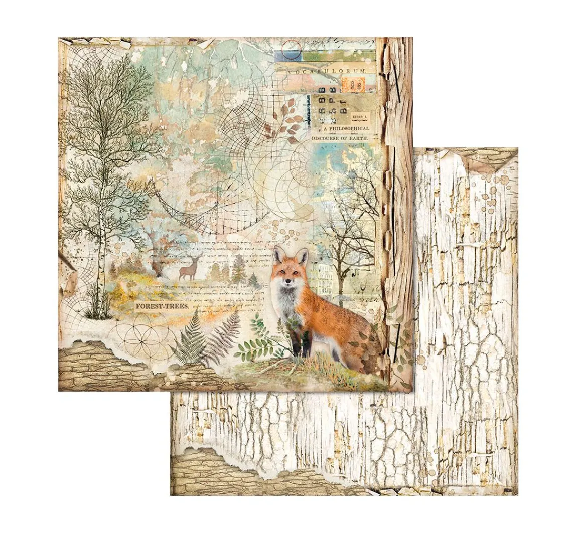 Clearance Stamperia Scrapbook-Block "Forest"