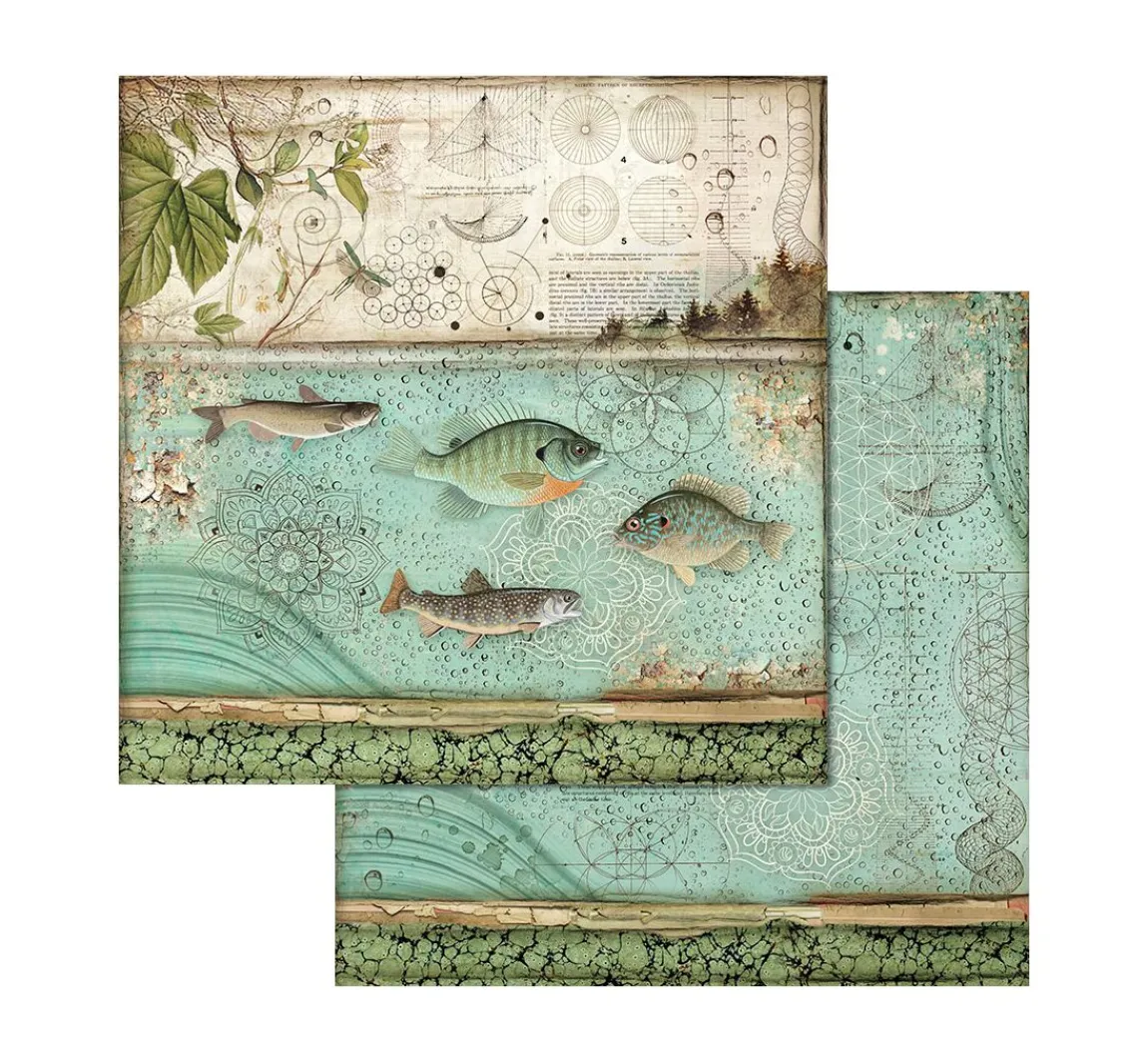 Clearance Stamperia Scrapbook-Block "Forest"