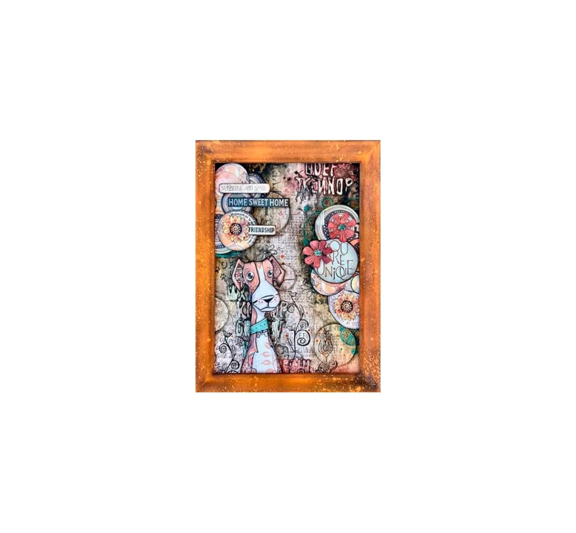 New Stamperia Scrapbook-Block "Furry Friends"