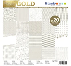 Artemio Scrapbook-Block "GOLD"