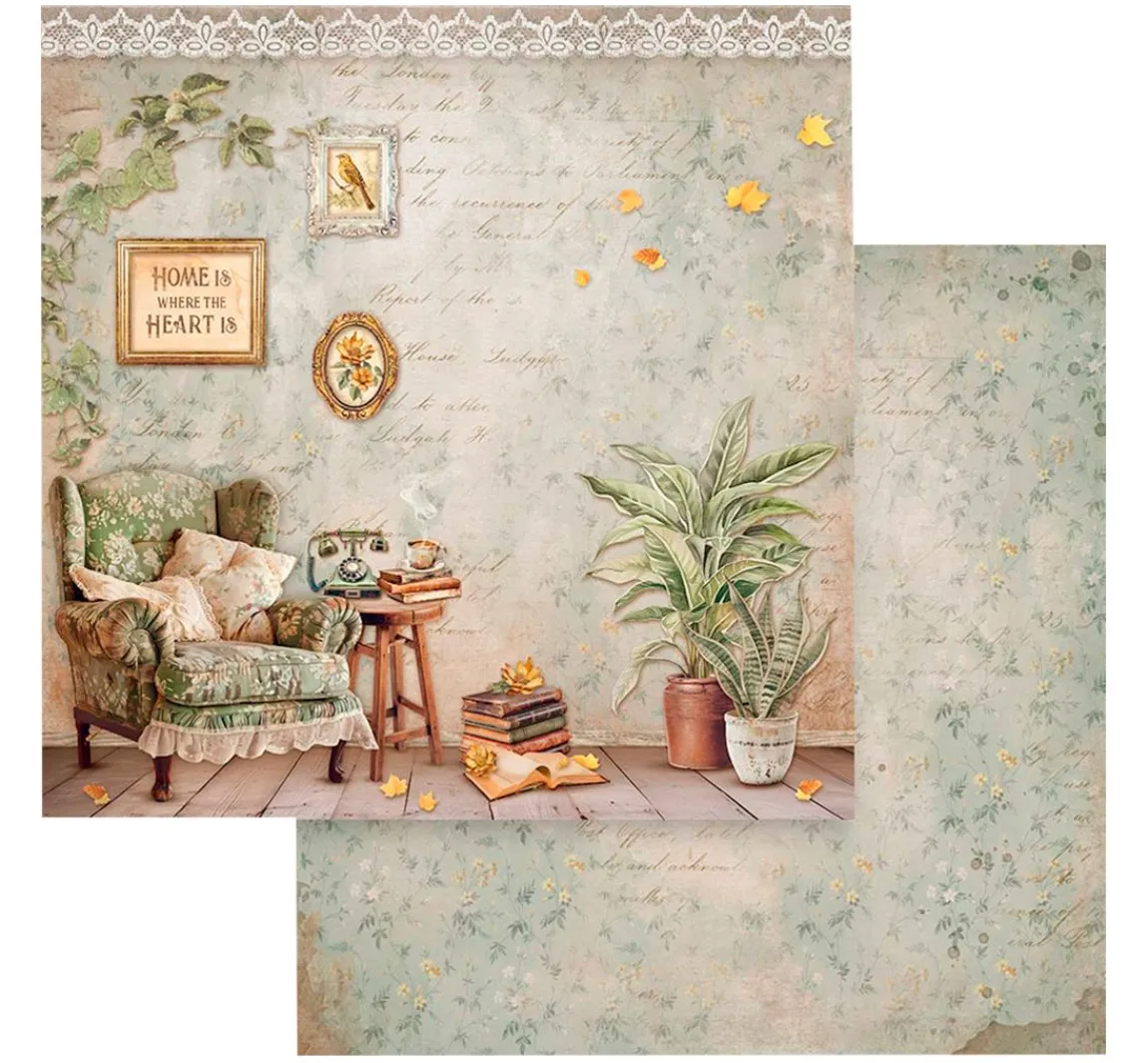 Stamperia Scrapbook-Block "Golden Harmony"