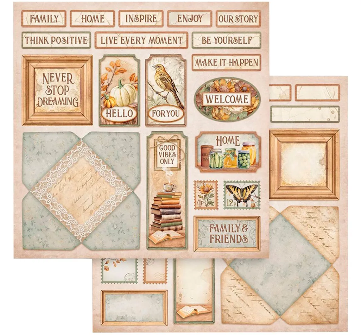 Stamperia Scrapbook-Block "Golden Harmony"