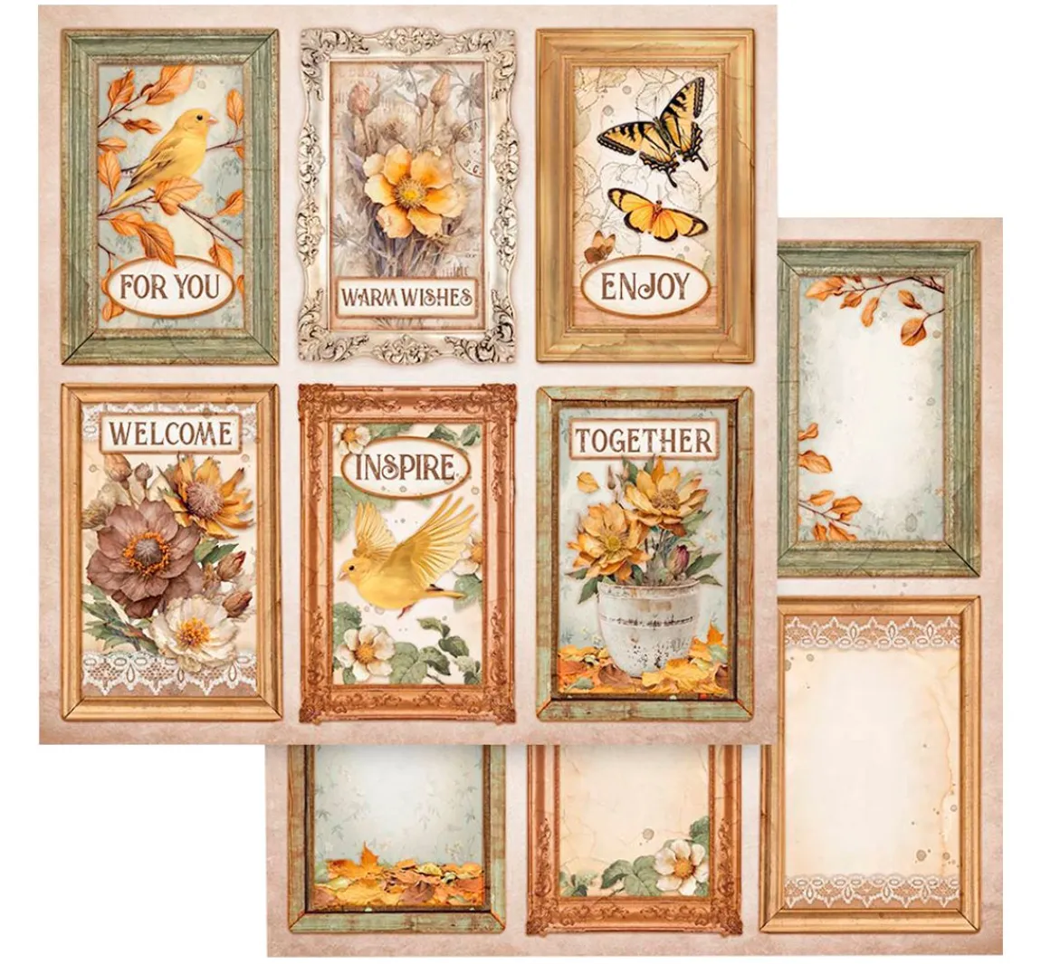 Stamperia Scrapbook-Block "Golden Harmony"
