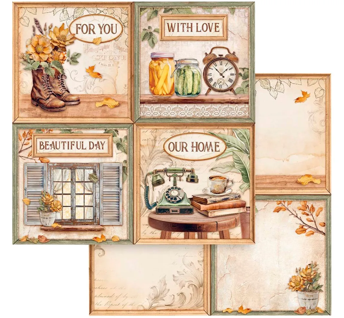 Stamperia Scrapbook-Block "Golden Harmony"