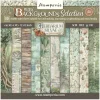 Clearance Stamperia Scrapbook-Block "Herbarium Silvae Backgrounds"