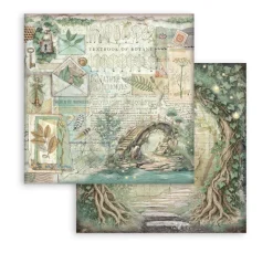 Hot Stamperia Scrapbook-Block "Herbarium Silvae"