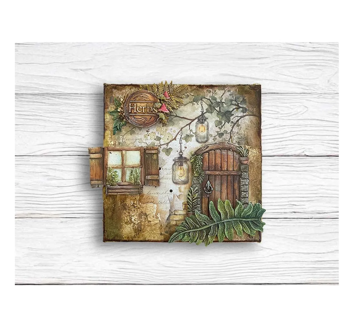 Hot Stamperia Scrapbook-Block "Herbarium Silvae"