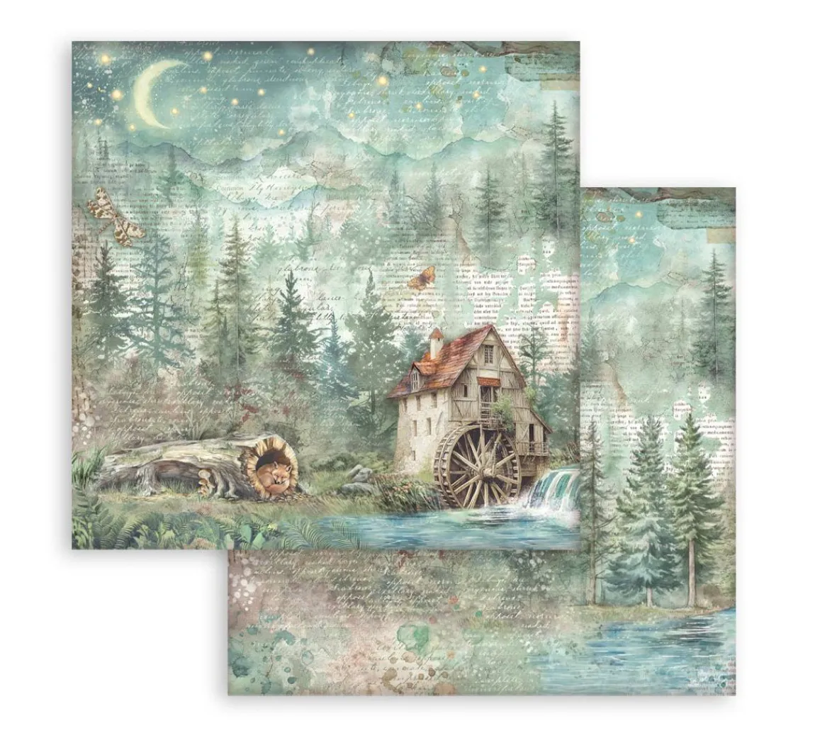 Hot Stamperia Scrapbook-Block "Herbarium Silvae"