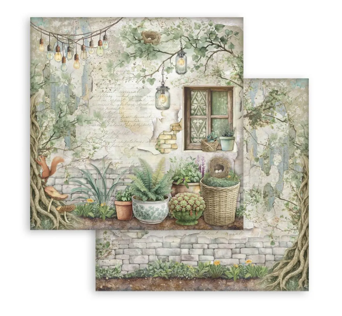 Hot Stamperia Scrapbook-Block "Herbarium Silvae"