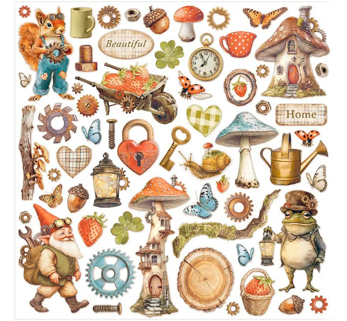 Stamperia Scrapbook-Block "Hidden Grove"