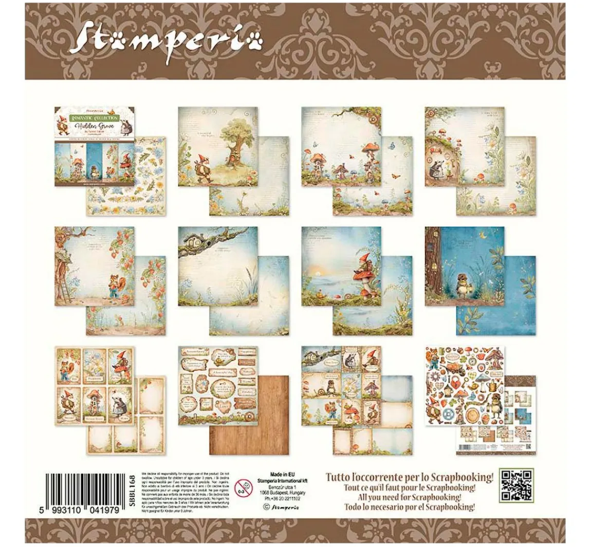 Stamperia Scrapbook-Block "Hidden Grove"