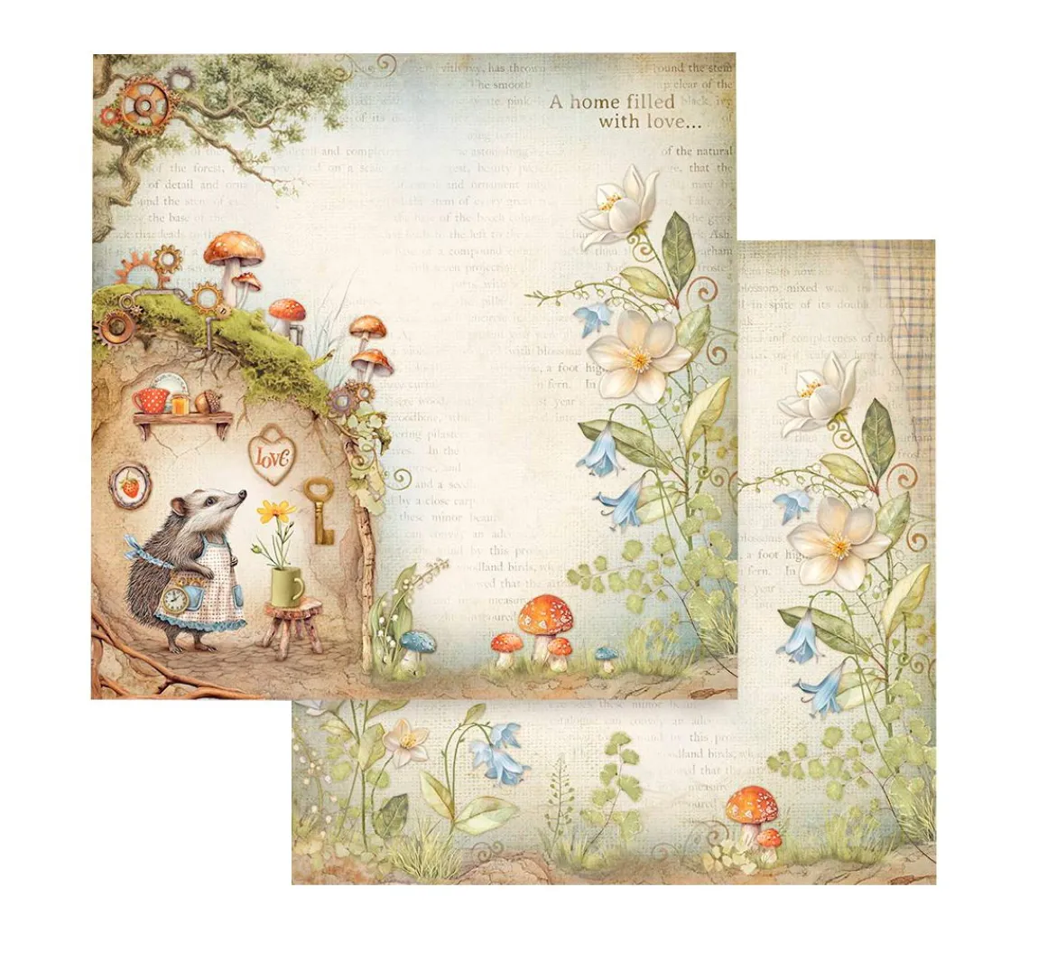 Stamperia Scrapbook-Block "Hidden Grove"