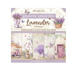 Outlet Stamperia Scrapbook-Block "Lavender"