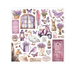 Outlet Stamperia Scrapbook-Block "Lavender"