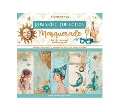 New Stamperia Scrapbook-Block "Masquerade"