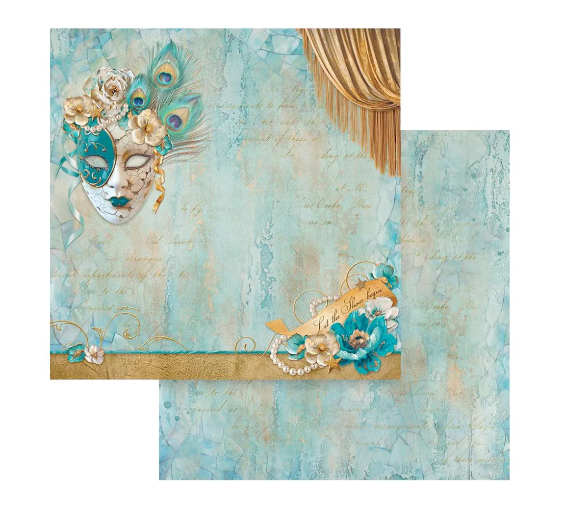New Stamperia Scrapbook-Block "Masquerade"