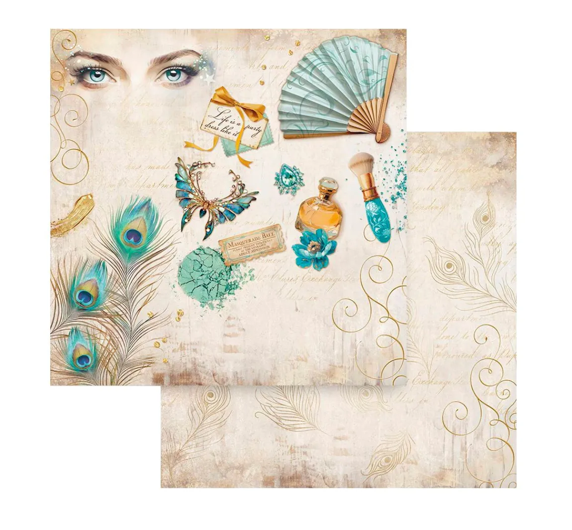 New Stamperia Scrapbook-Block "Masquerade"