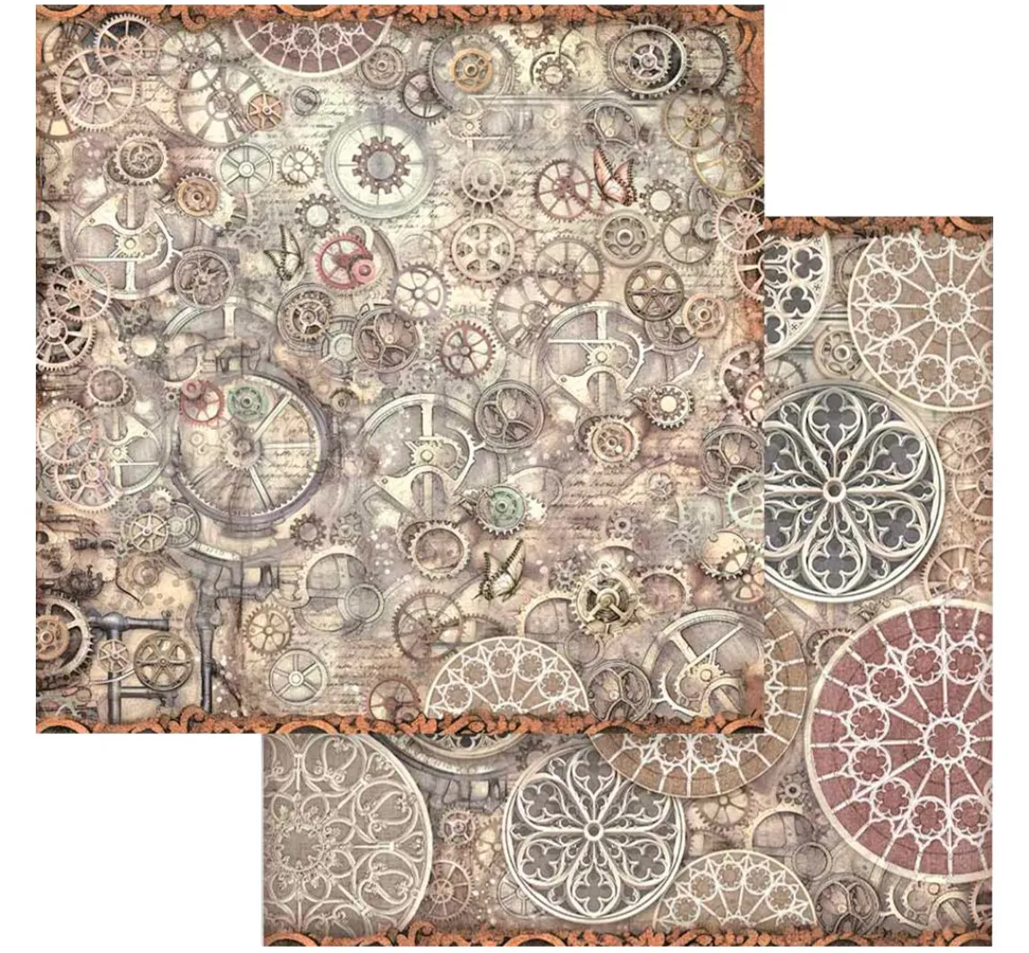 Discount Stamperia Scrapbook-Block "Master of Magic - Backgrounds"