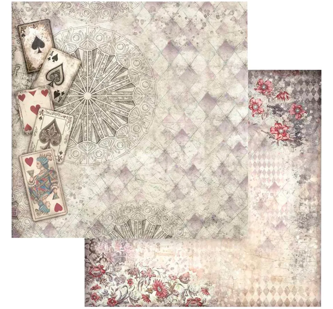 Discount Stamperia Scrapbook-Block "Master of Magic - Backgrounds"