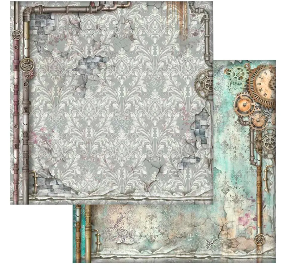 Discount Stamperia Scrapbook-Block "Master of Magic - Backgrounds"