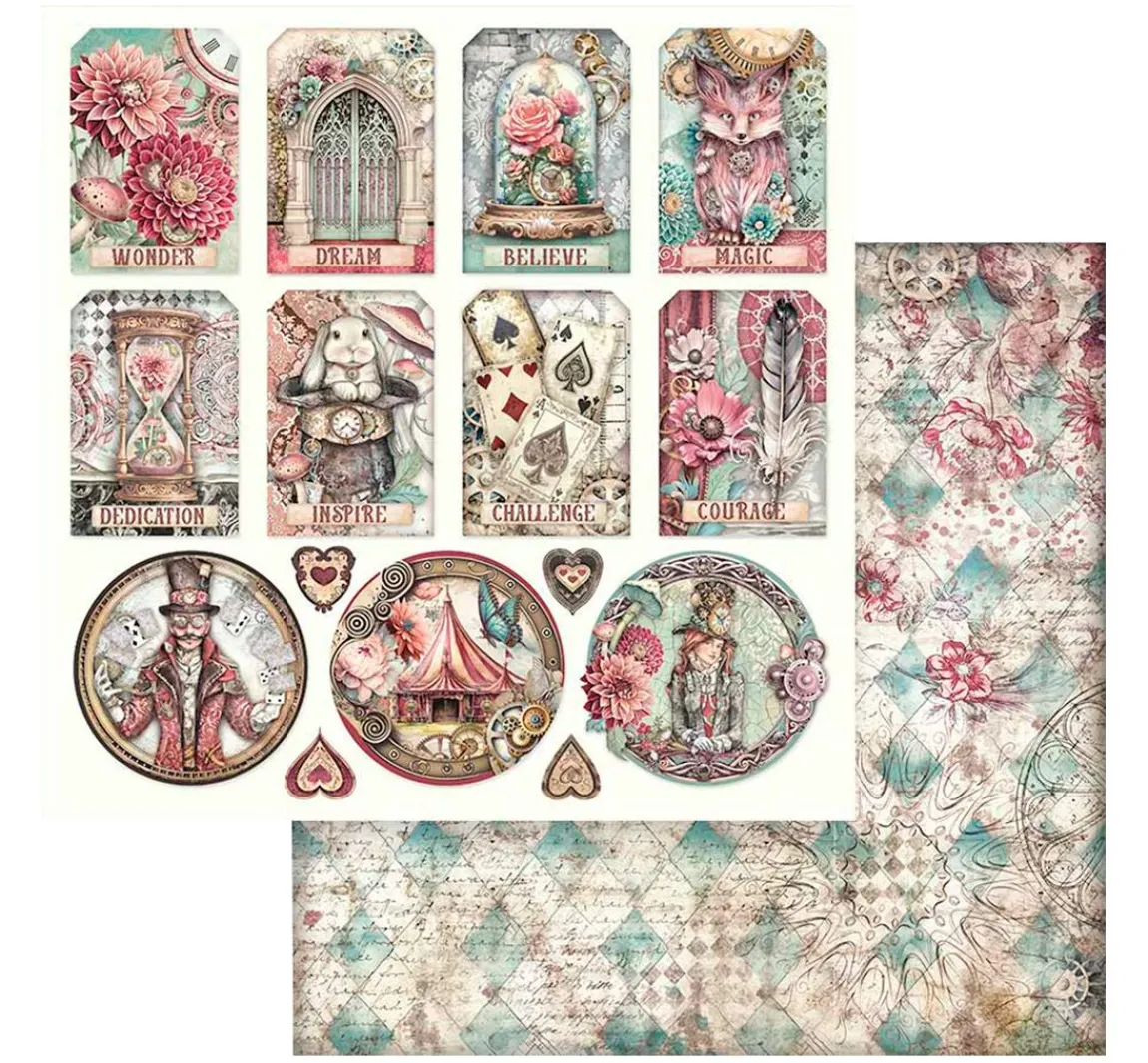 Discount Stamperia Scrapbook-Block "Master of Magic"