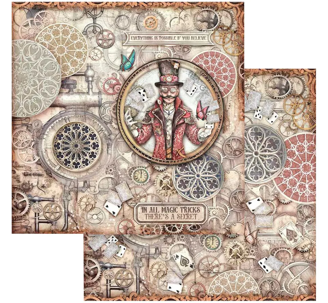 Discount Stamperia Scrapbook-Block "Master of Magic"