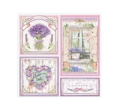 Clearance Stamperia Scrapbook-Block "Provence"